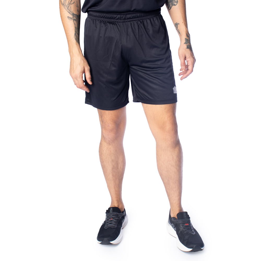 Calção Masculino Umbro Legacy Esportivo Tecido Leve Preto