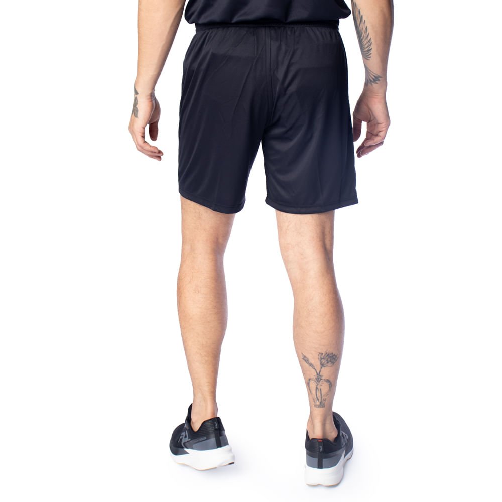 Calção Masculino Umbro Legacy Esportivo Tecido Leve Preto Preto 2