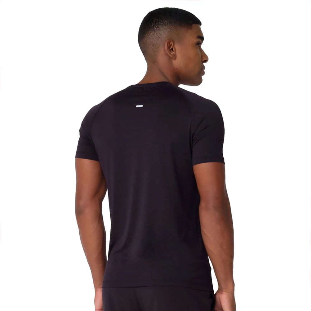 Camiseta Masculina Fila Running BIOTECH Preto Preto 2