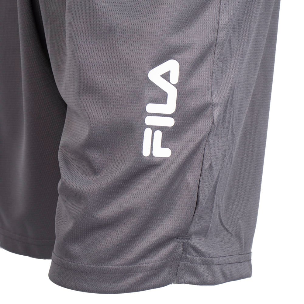 Bermuda Masculina Fila Sports Myler Cinza Cinza 3