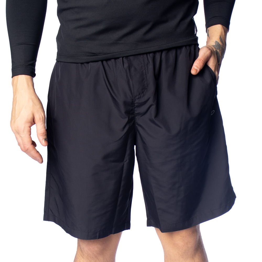 Bermuda Masculina Olympikus Essential Dry Action Preto