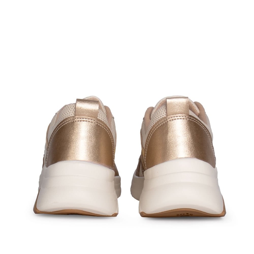 Tênis Feminino Modare Napa Plataforma Textil Bege/Marrom Bege/Marrom 3