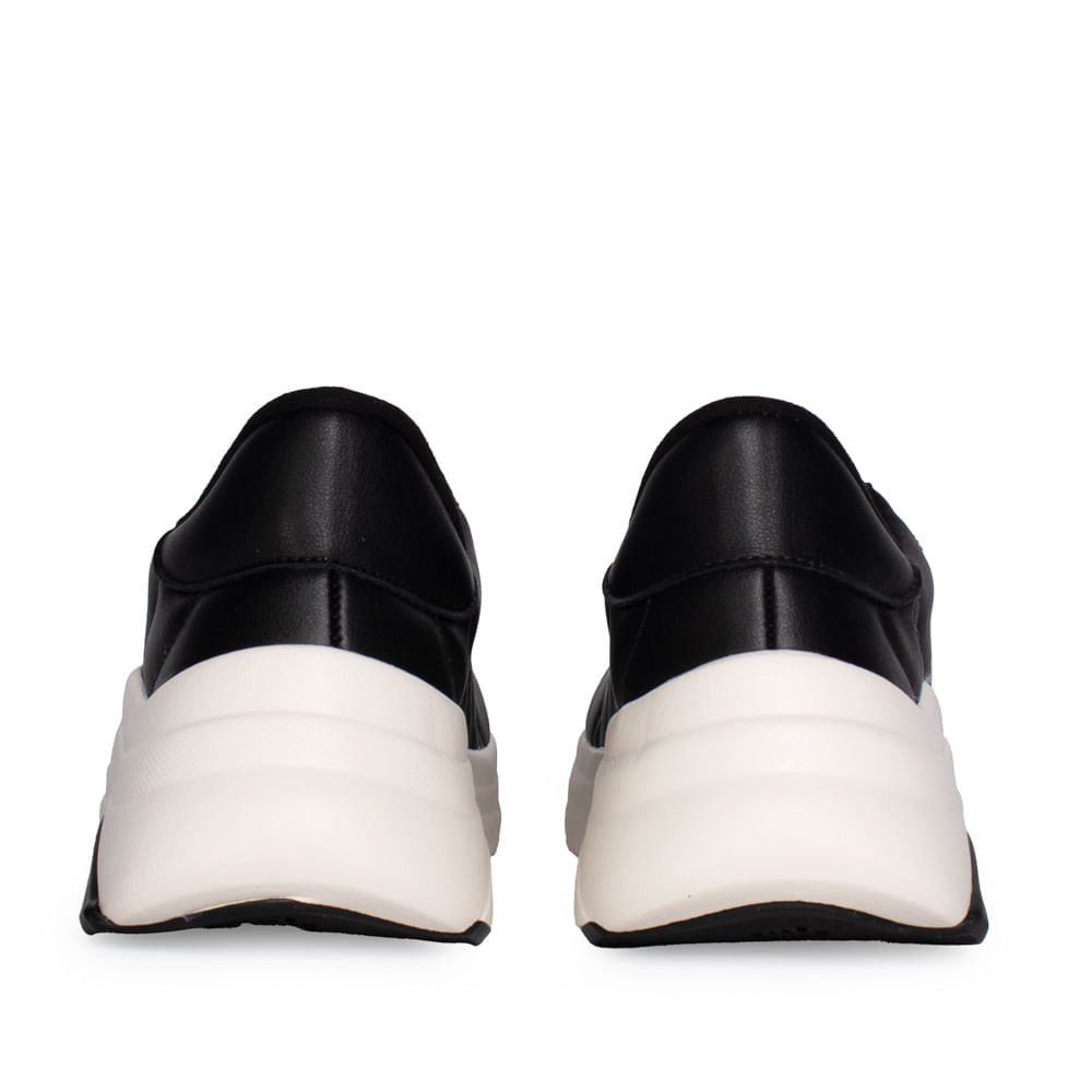 Tênis Feminino Modare Napa Suprema Costuras Visíveis Preto Preto 3