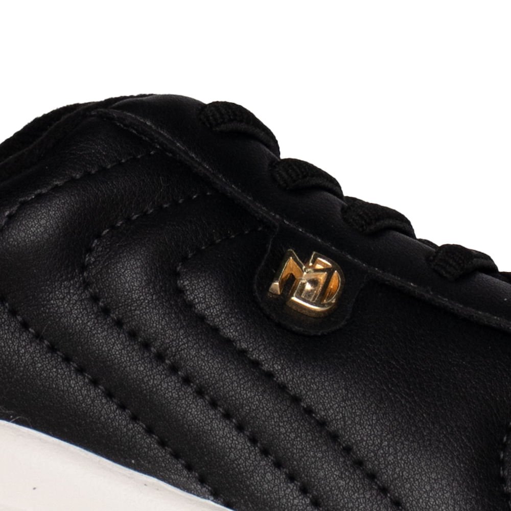 Tênis Feminino Modare Napa Suprema Costuras Visíveis Preto Preto 5