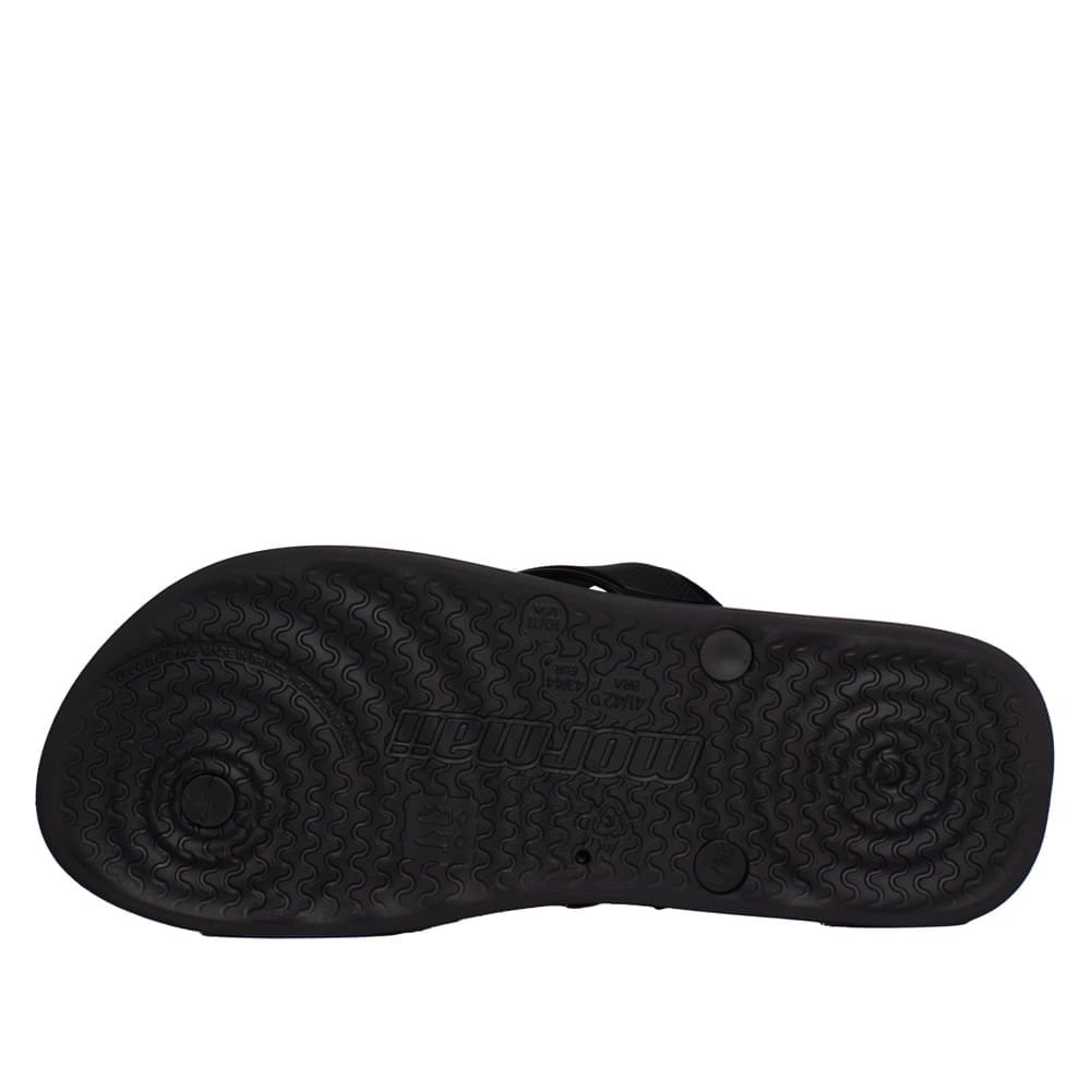 Chinelo Masculino Mormaii Tropical Graphics Tiras Preto/Azul Preto/Azul 3