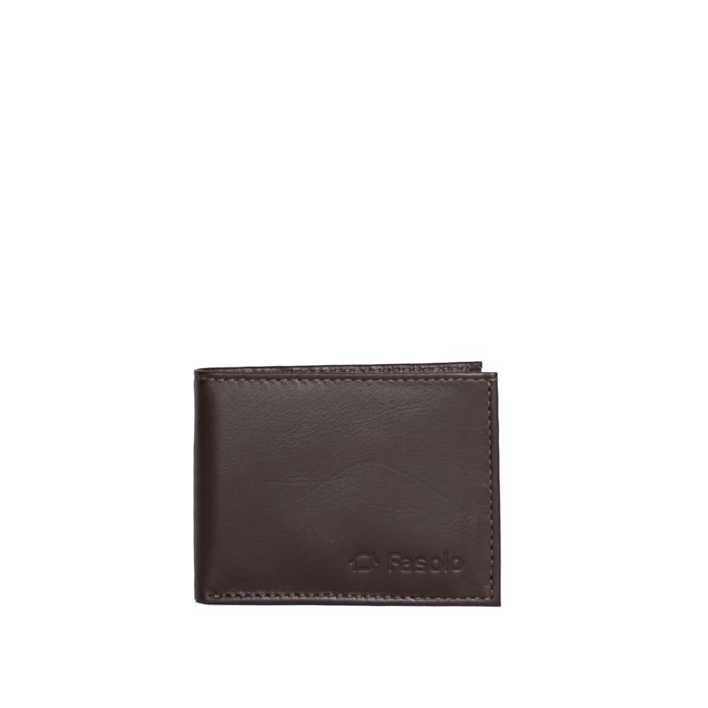 Carteira Masculina Fasolo Couro H007035101 Café