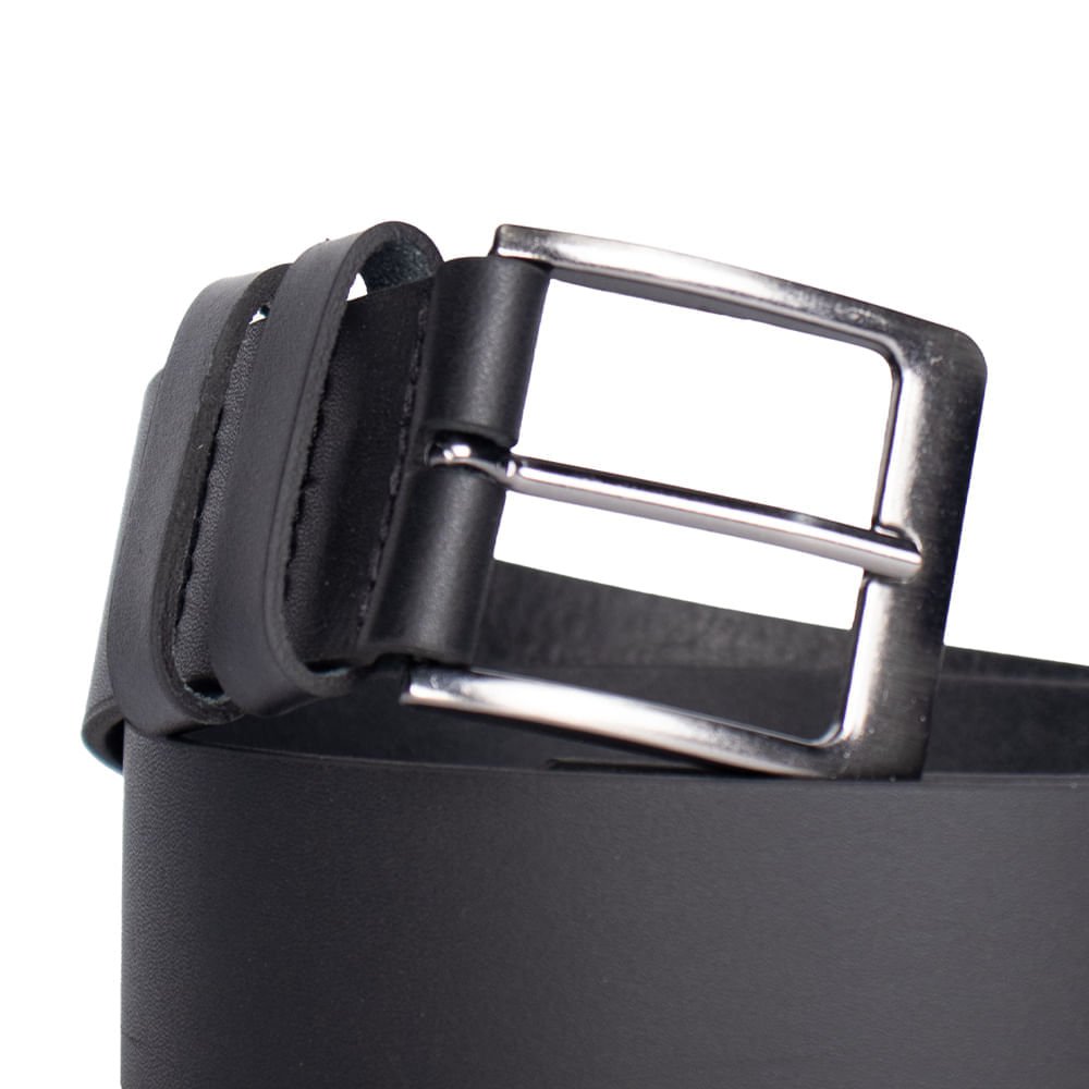 Cinto Masculino Fasolo G216374751 Couro Fivela Preto Preto 2