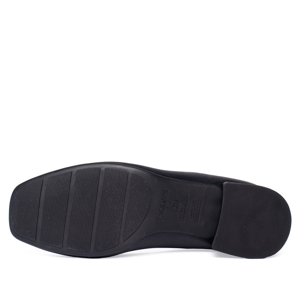 Sapato Feminino Modare Scarpin Floather Bico Redondo Preto Preto 2