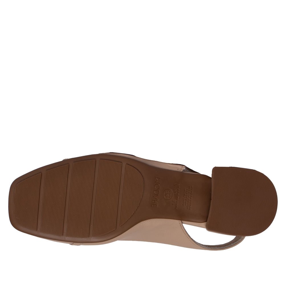 Sapato Feminino Modare Scarpin Floather Fivela Bege Bege 2