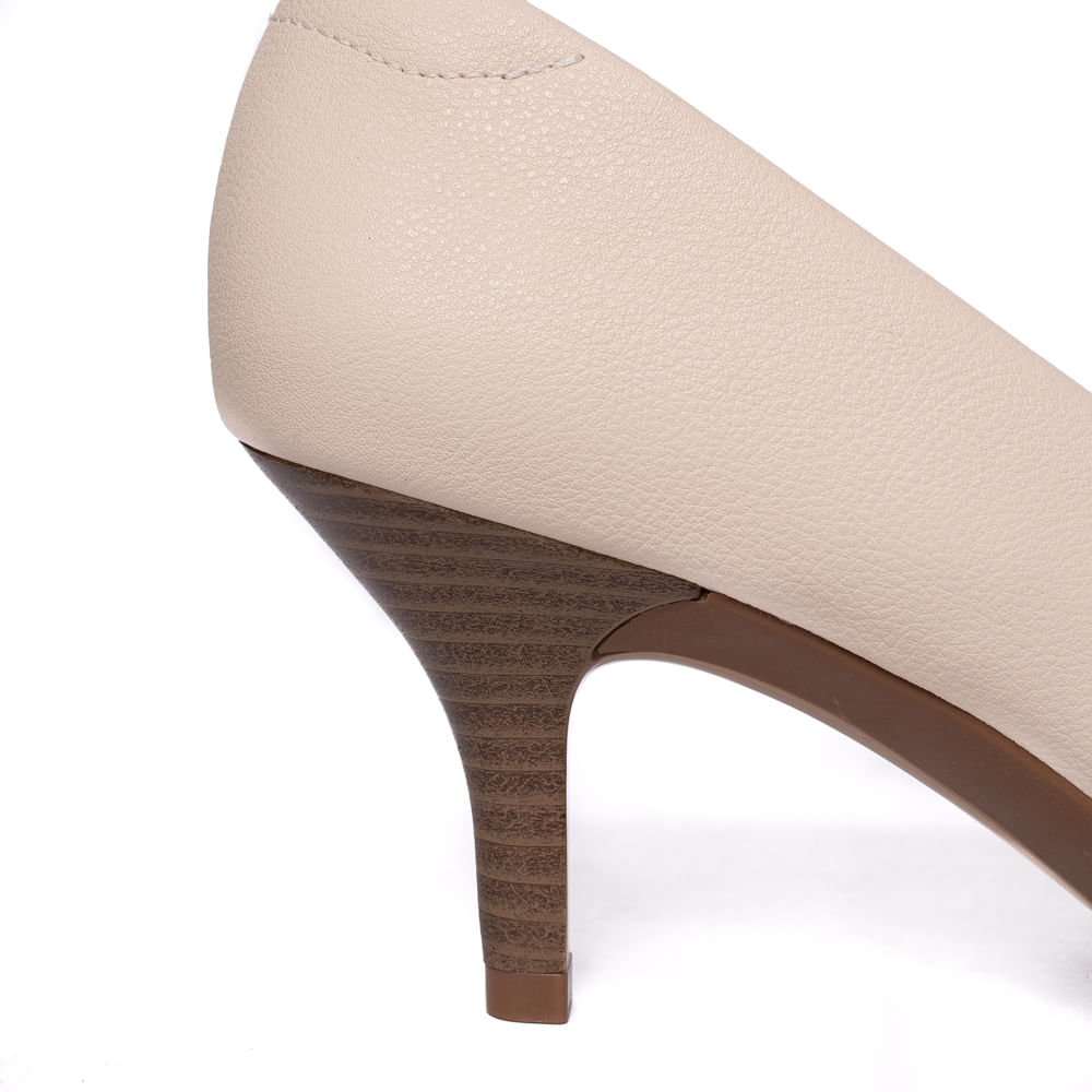 Scarpin Feminino Modare Napa Salto Fino Creme Creme 6