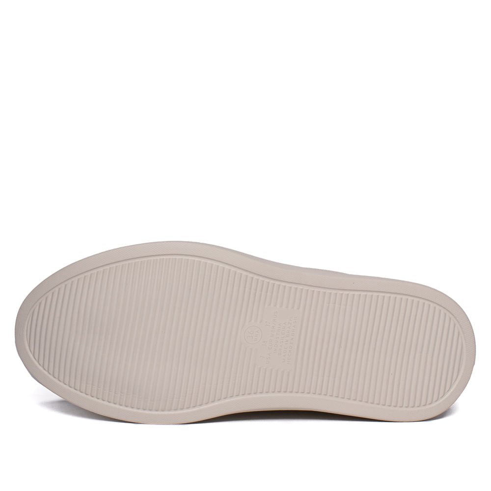 Tênis Feminino Modare Napa Flatform Branco Off/Dourado Branco/Dourado 2