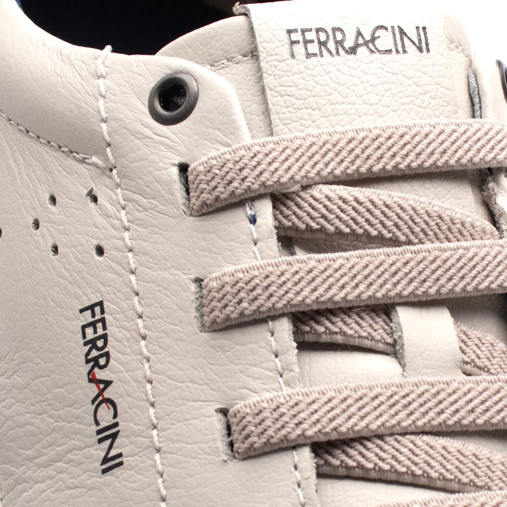 Sapatênis Masculino Ferracini Gold Off White Off White 6