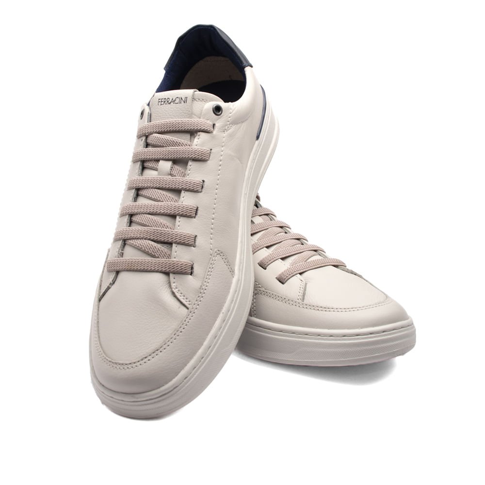 Sapatênis Masculino Ferracini Gold Off White Off White 7
