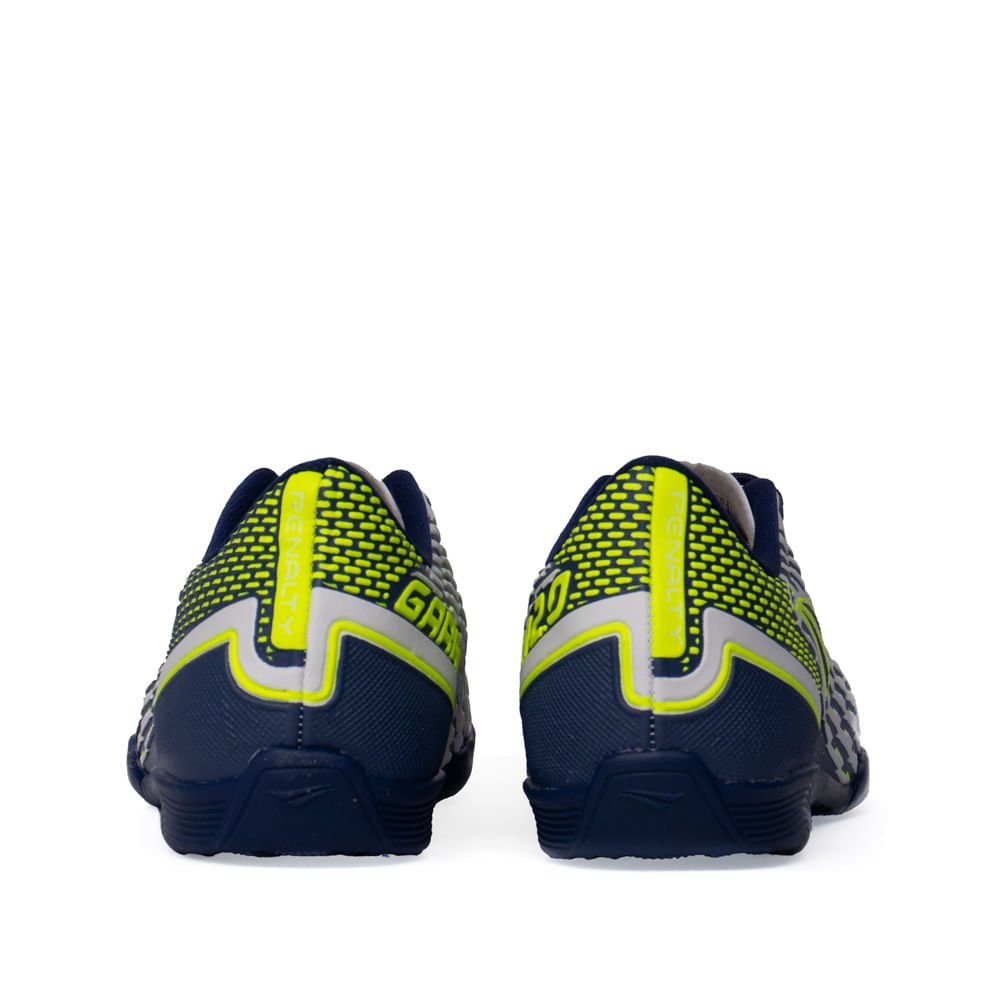 Chuteira Masculina Penalty Garra Y-2.0 HiperFlex Branco Branco/Azul/Verde 3