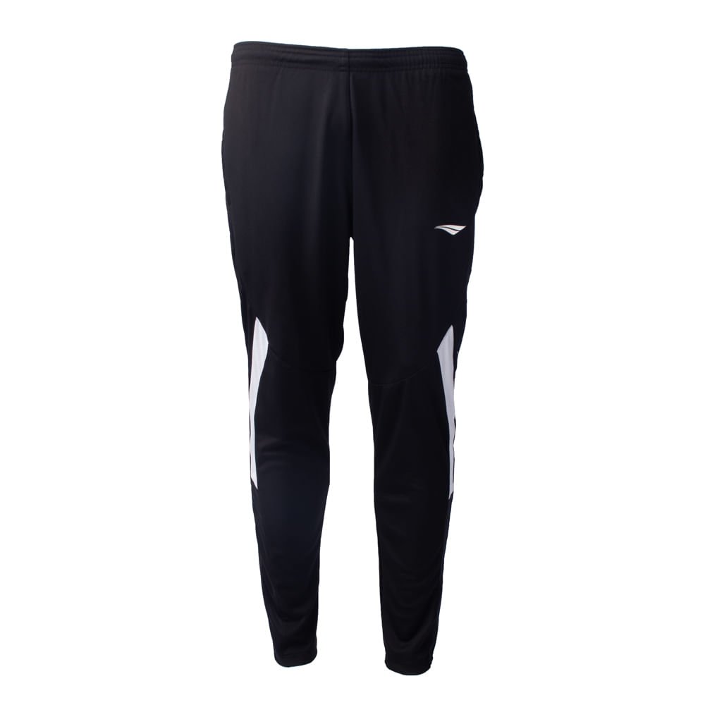 Calça Masculina Penalty Faixa Microfuros Preto/Branco