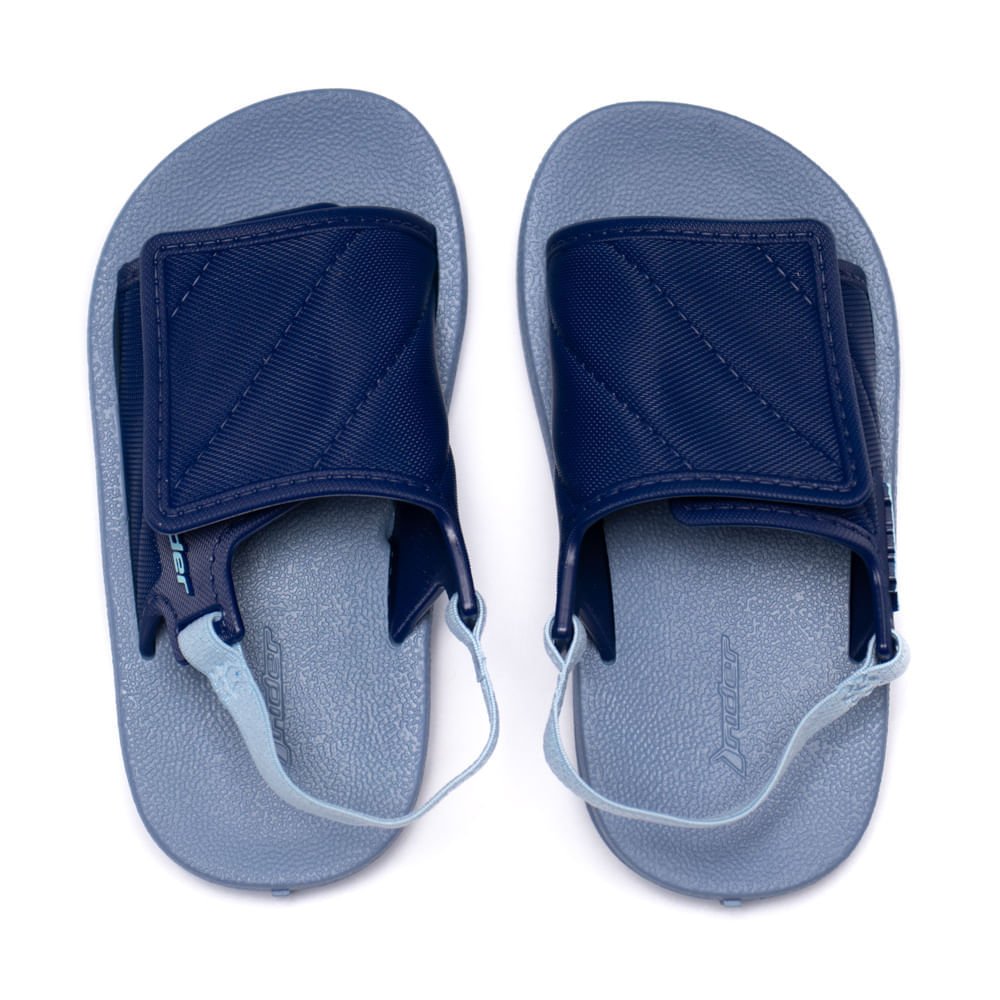 Chinelo Slide Infantil Rider Street Baby Azul