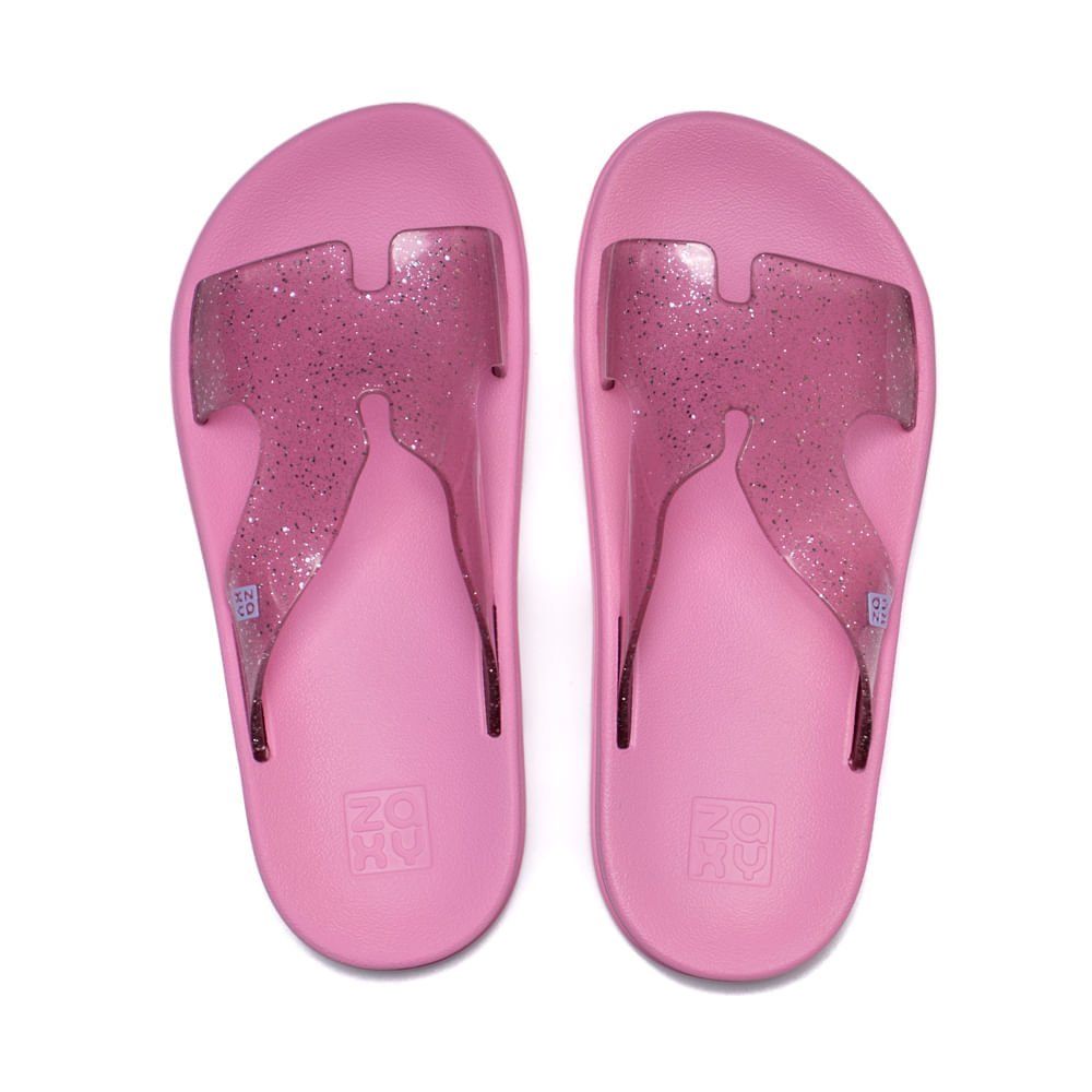 Chinelo Slide Infantil Zaxy Daily Rosa