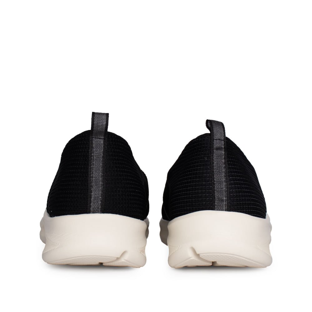 Sapatilha Feminina Actvitta Lite Plus Sem Cadarço Preto Preto 3