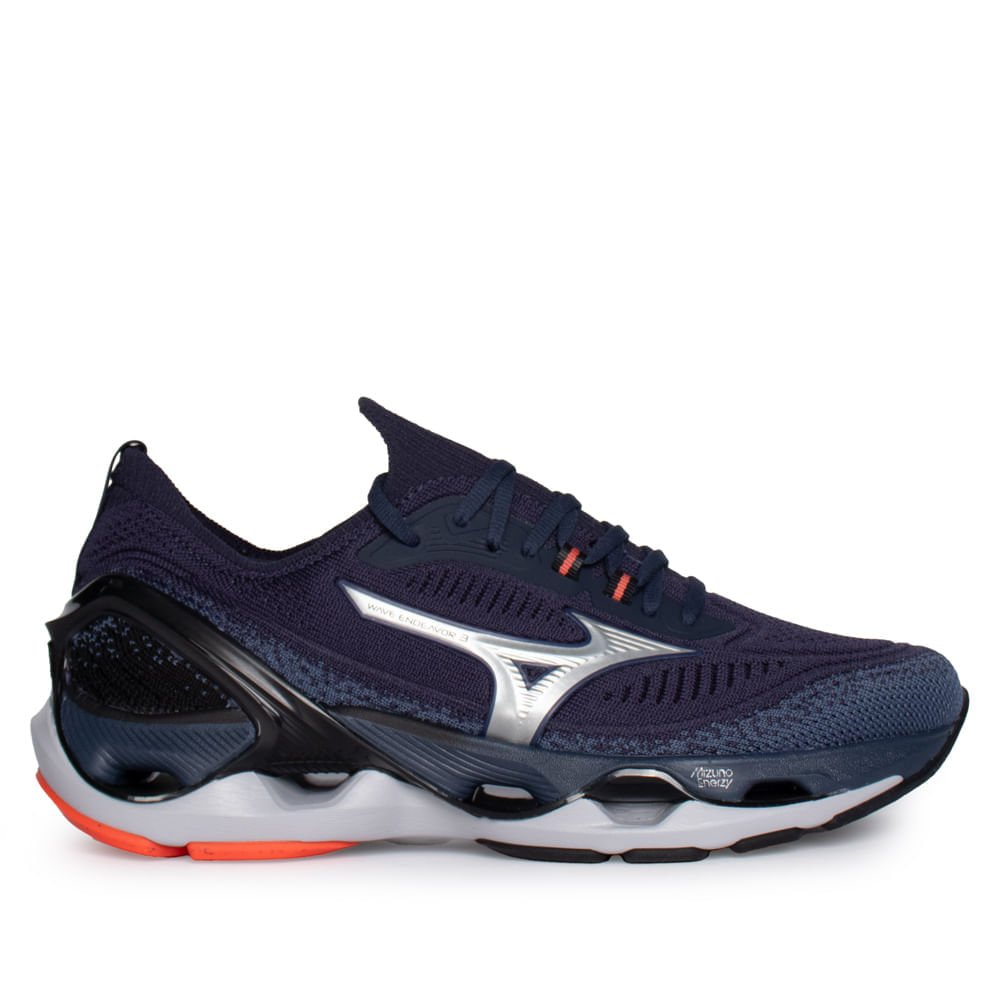 Tênis Masculino Mizuno Wave Endeavor 3 Amortecimento Marinho