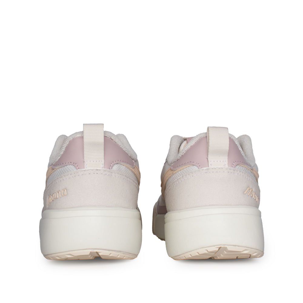 Tênis Feminino Mizuno Edo Cross Suede Mesh Off White Off White 3