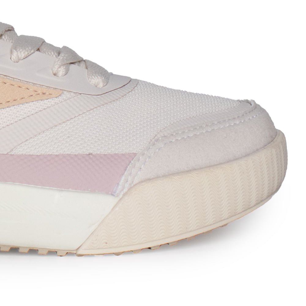 Tênis Feminino Mizuno Edo Cross Suede Mesh Off White Off White 5