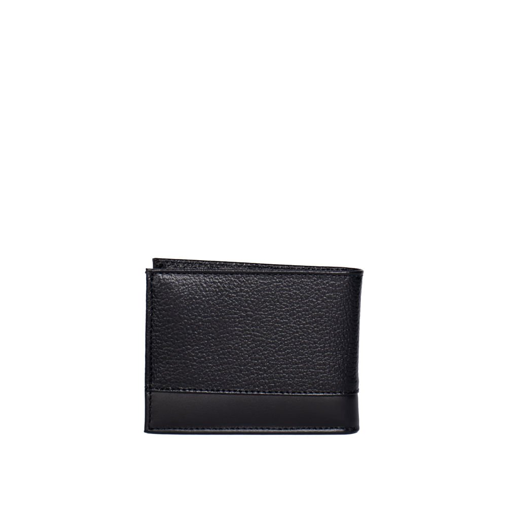Carteira Masculina Fasolo Couro H087376751 Preto Preto 2