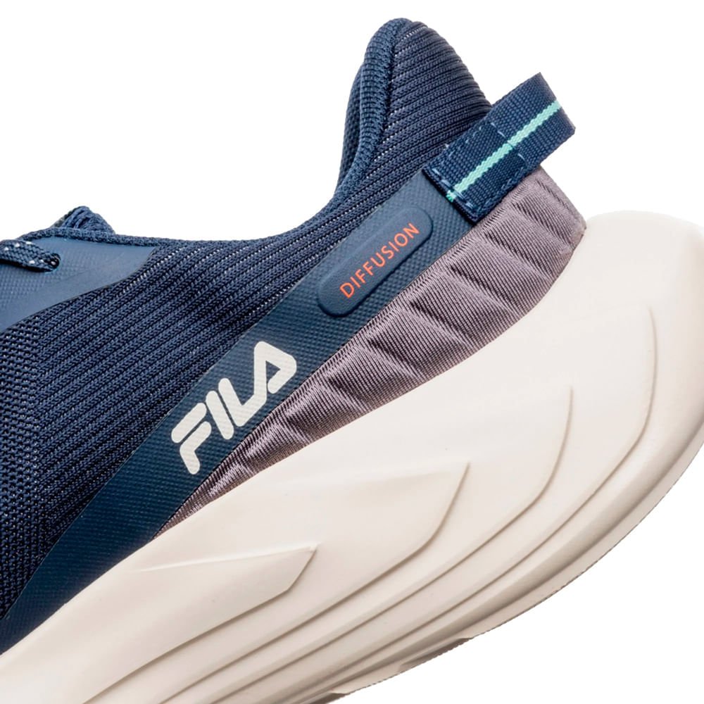 Tênis Masculino Fila Diffusion EVA Marinho/Laranja Marinho/Laranja 5