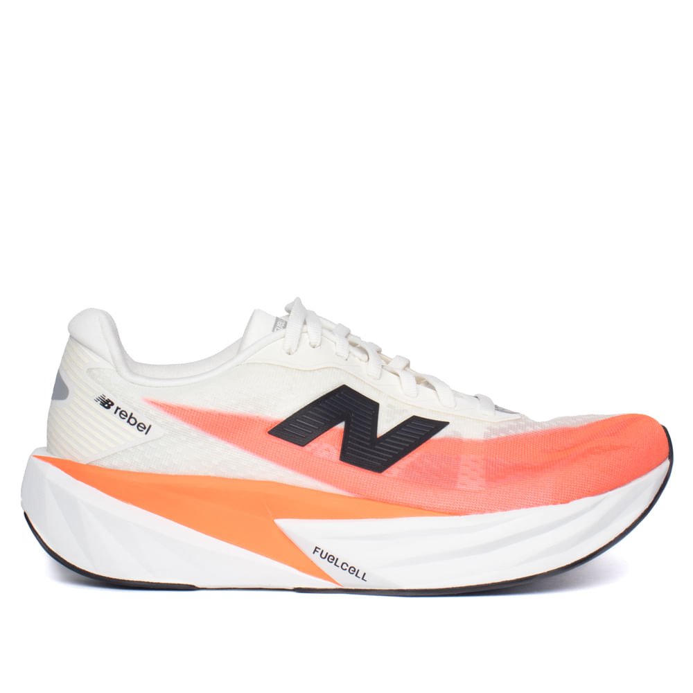 Tênis Masculino New Balance FuelCell Rebel v5 Coral Neon