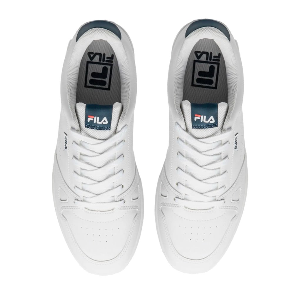 Tênis Masculino Fila Daily Laminado Branco/Marinho Branco/Marinho 4