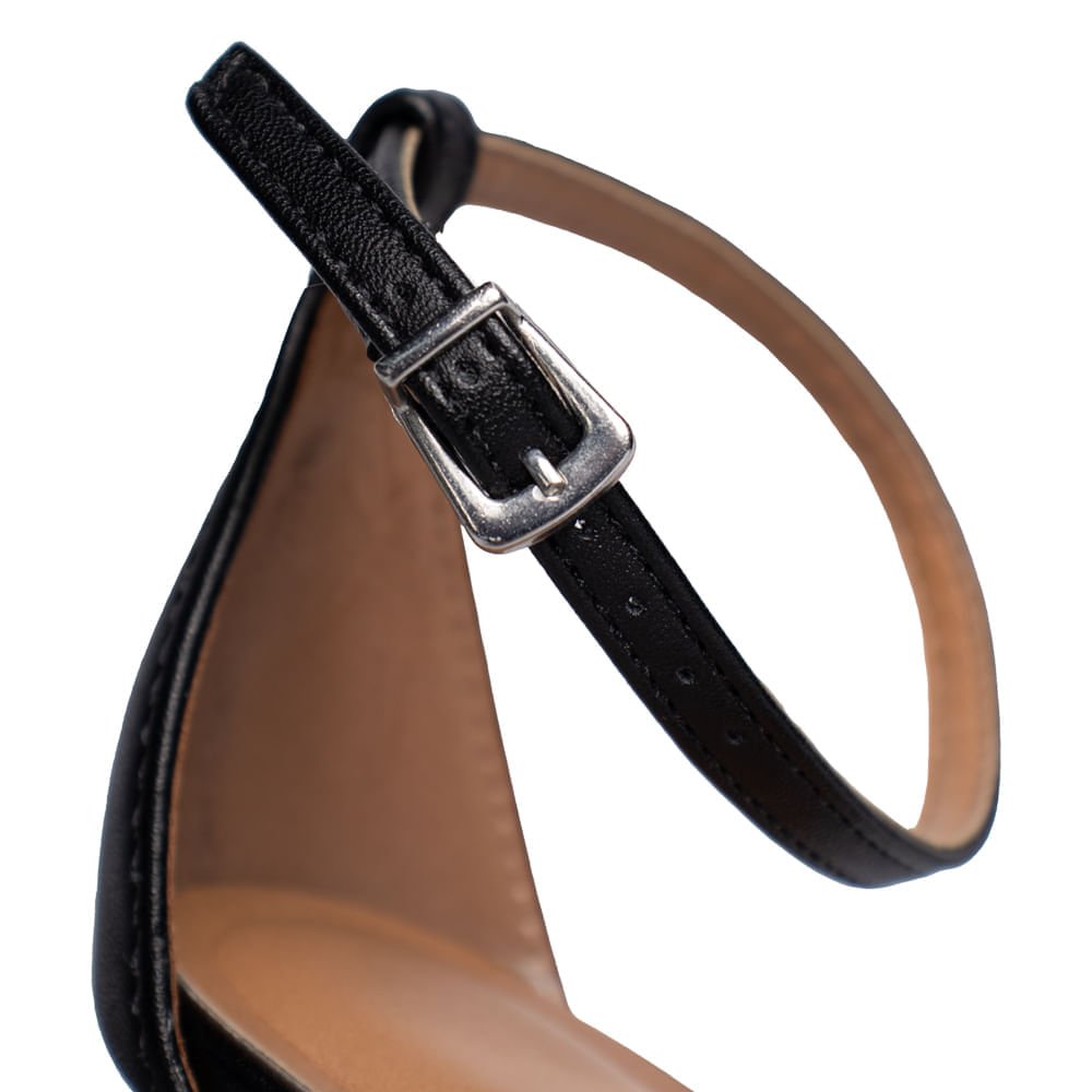 Sapato Feminino Vizzano Scarpin Strass Tiras Preto Preto 5