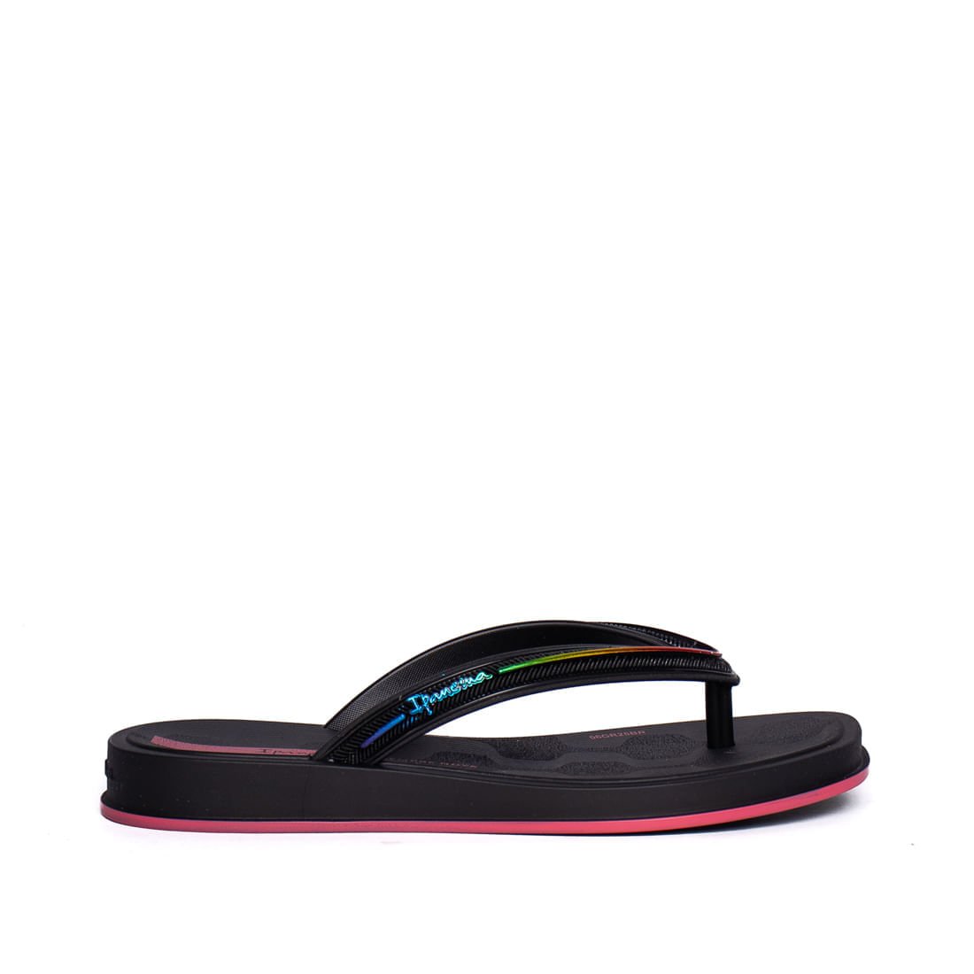 Chinelo Infantil Ipanema Glow Detalhe Corda Preto/Rosa Preto/Rosa 2