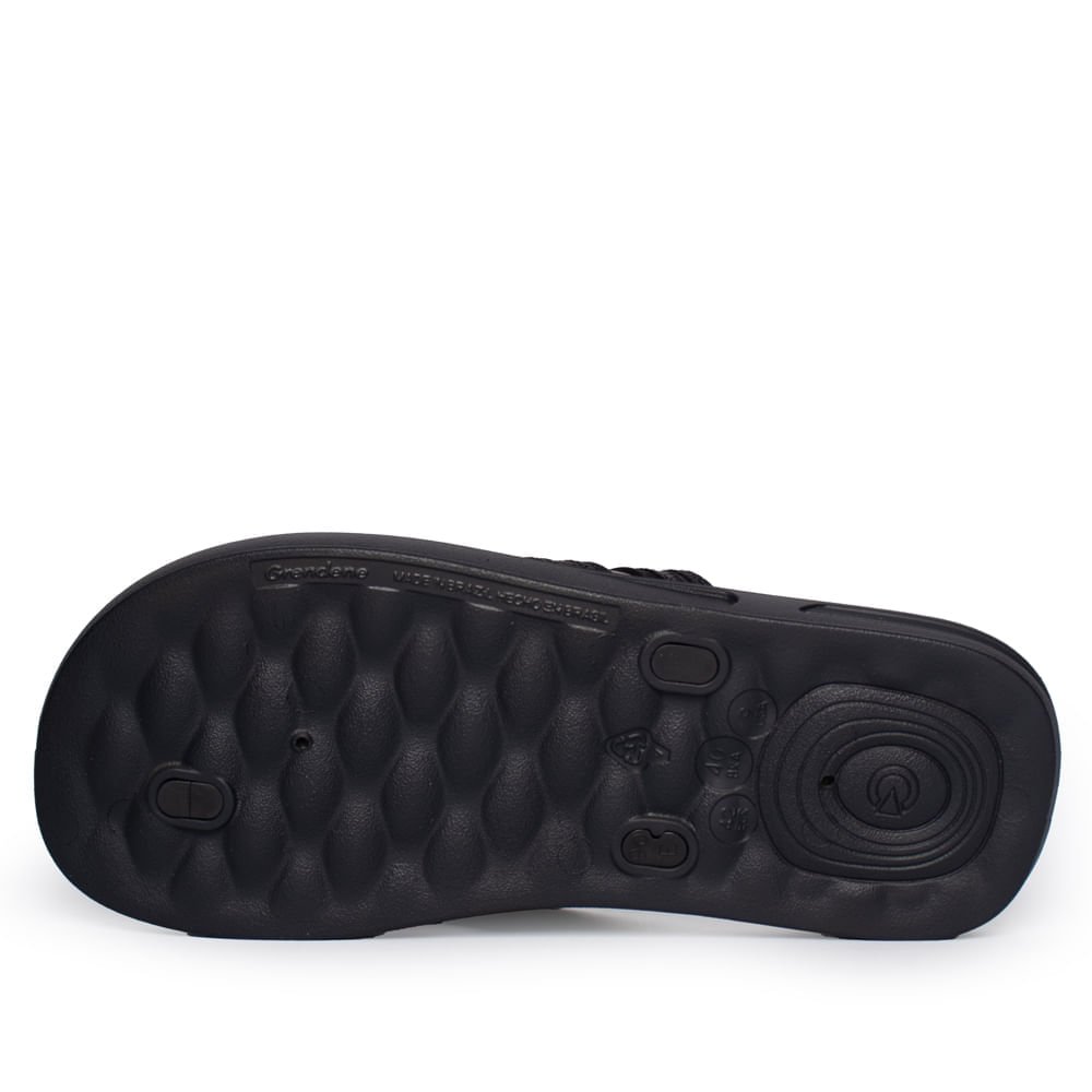 Chinelo Masculino Cartago Egeu Tiras Conforto Preto/Cinza Preto/Cinza 3