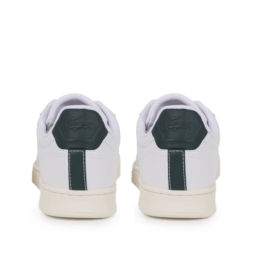 Tênis Masculino Lacoste Carnaby Pro V Couro Branco/Verde Branco/Verde 3