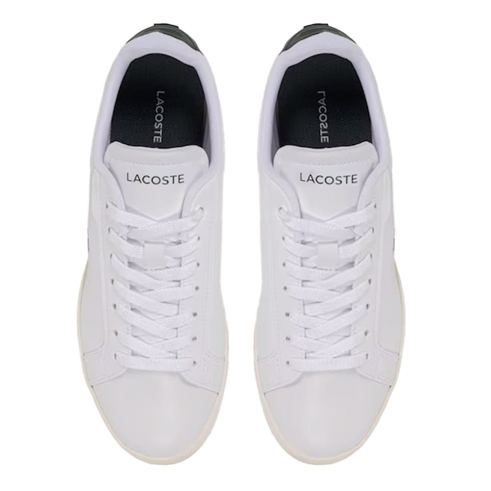 Tênis Masculino Lacoste Carnaby Pro V Couro Branco/Verde Branco/Verde 4
