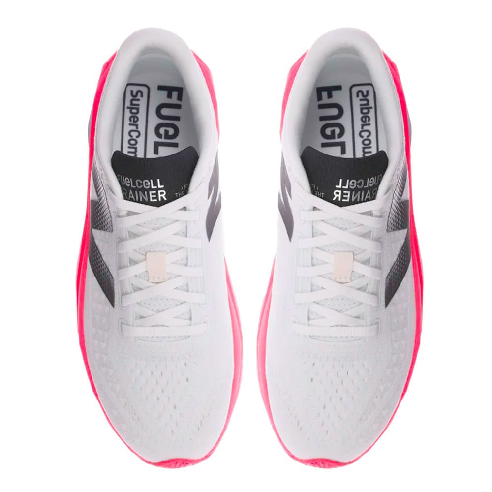 Tênis Masculino New Balance V3 FuellCell Coral Neon Branco/Coral 4