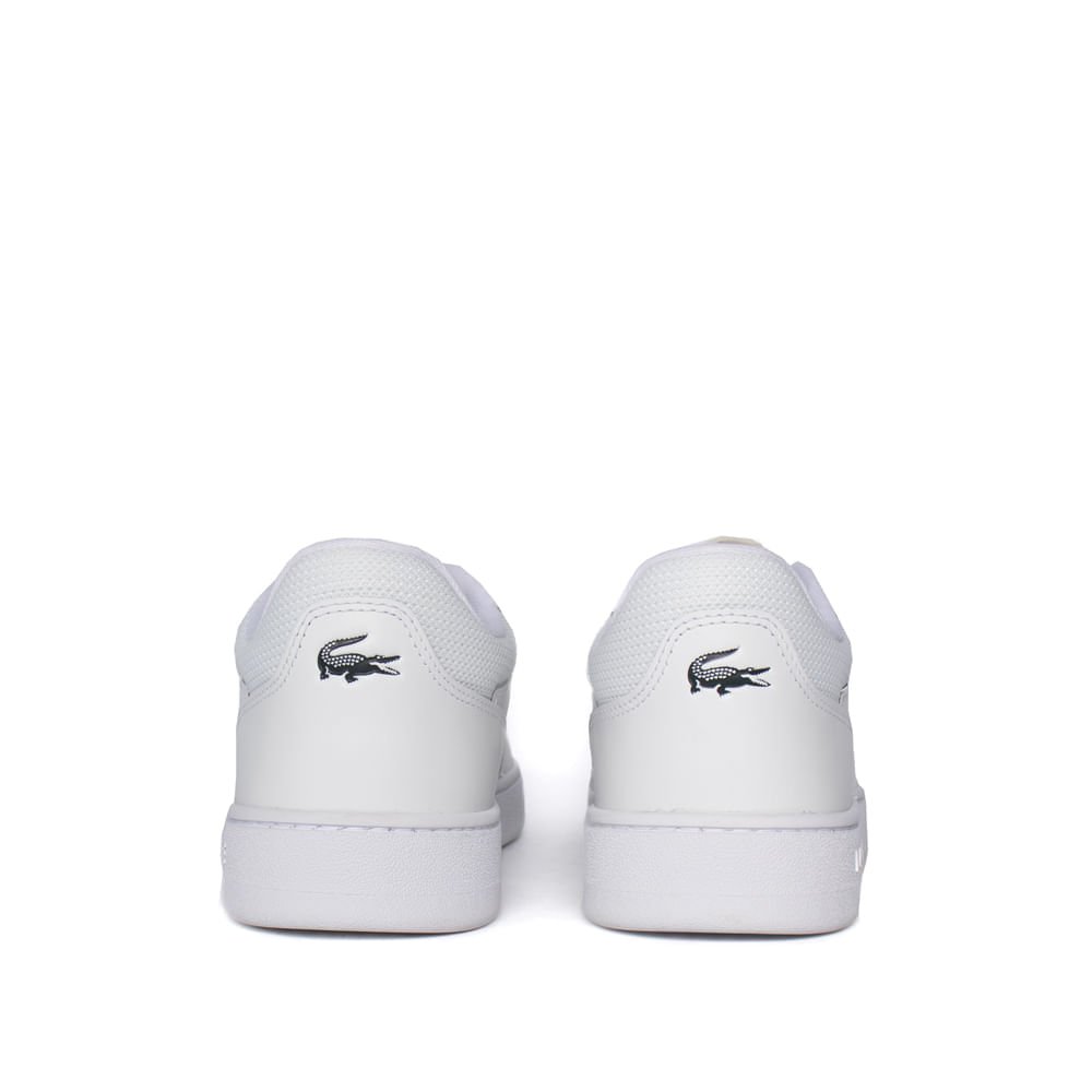 Tênis Masculino Lacoste Lineset Couro Detalhes Branco Branco 3