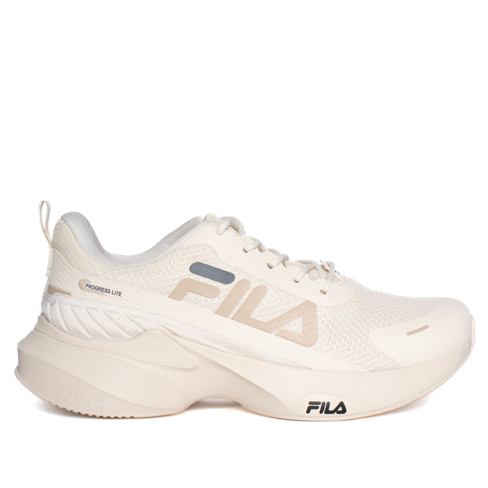 Tênis Feminino Fila Progress Lite Mesh Off White/Bege