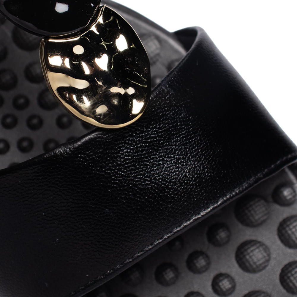 Sandália Feminina Piccadilly Camila Anabela Preto Preto 5