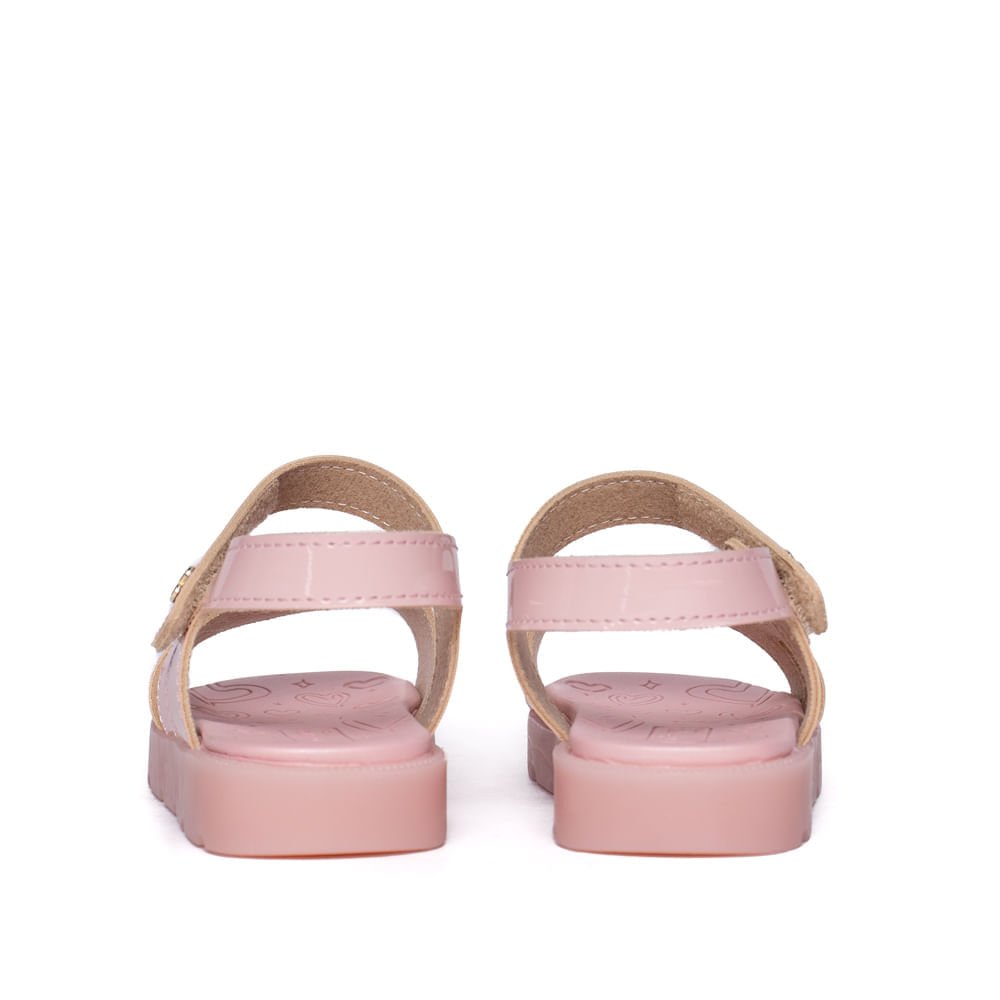 Sandália Infantil Molekinha Bebê Cat com Led Rosa Rosa 3