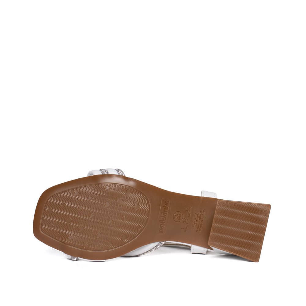 Sandália Infantil Molekinha Chery Branco Branco 2