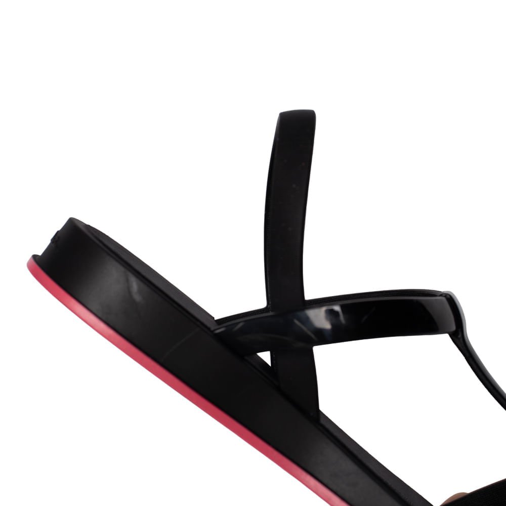 Rasteirinha Feminina Ipanema Glow Flatform Preto/Rosa Preto/Rosa 5