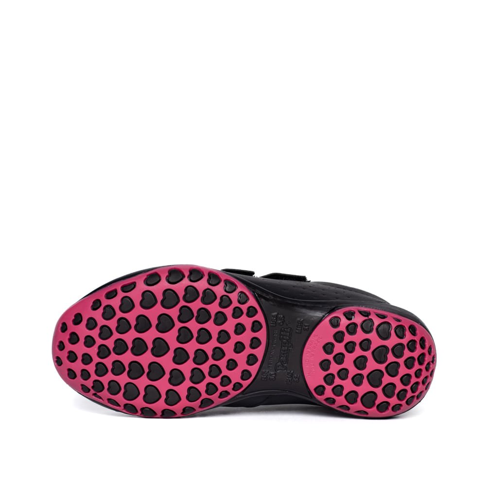 Tênis Infantil Pampili Napa Preto/Pink Preto/Pink 2