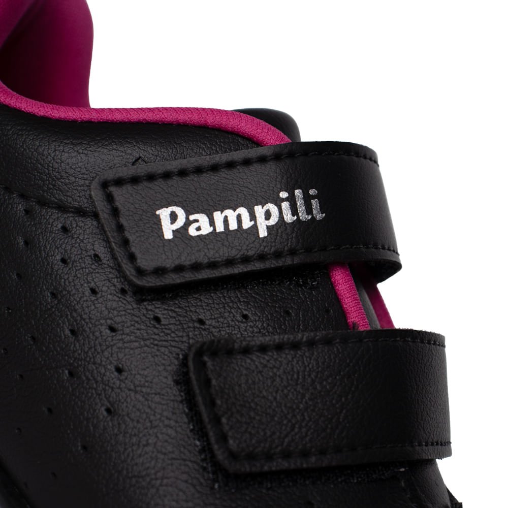 Tênis Infantil Pampili Napa Preto/Pink Preto/Pink 5