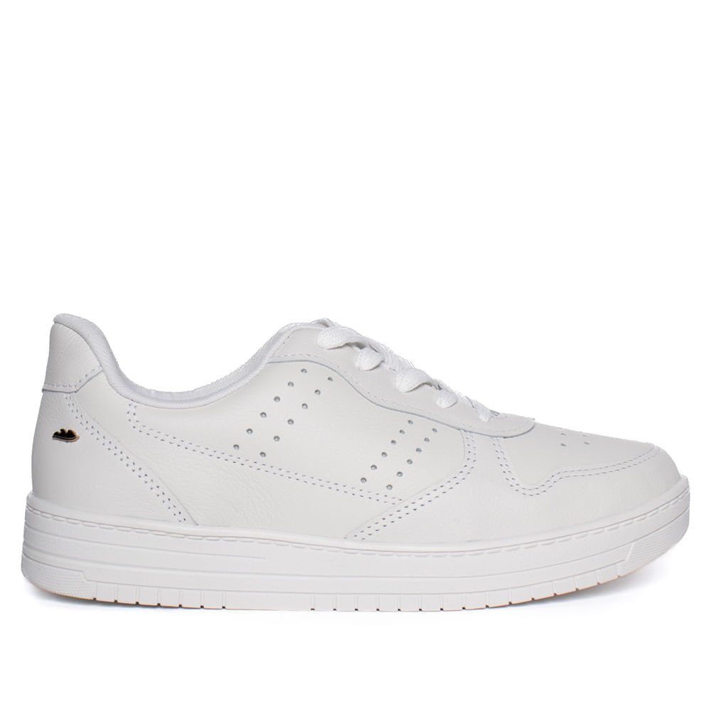 Tênis Feminino Dakota Casual de Couro Branco
