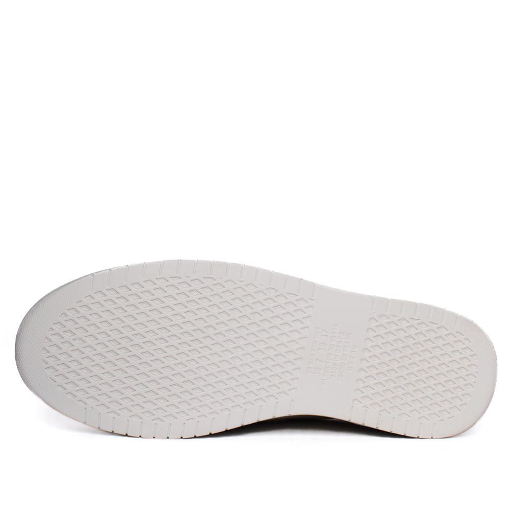 Tênis Feminino Dakota Casual de Couro Branco Branco 2