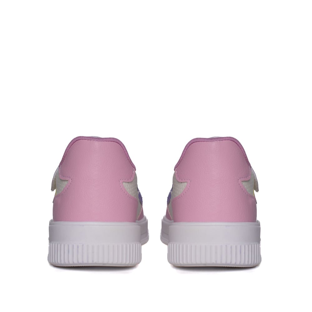 Tênis Infantil Pampili Napa Branco/Multicolor Multicores 3