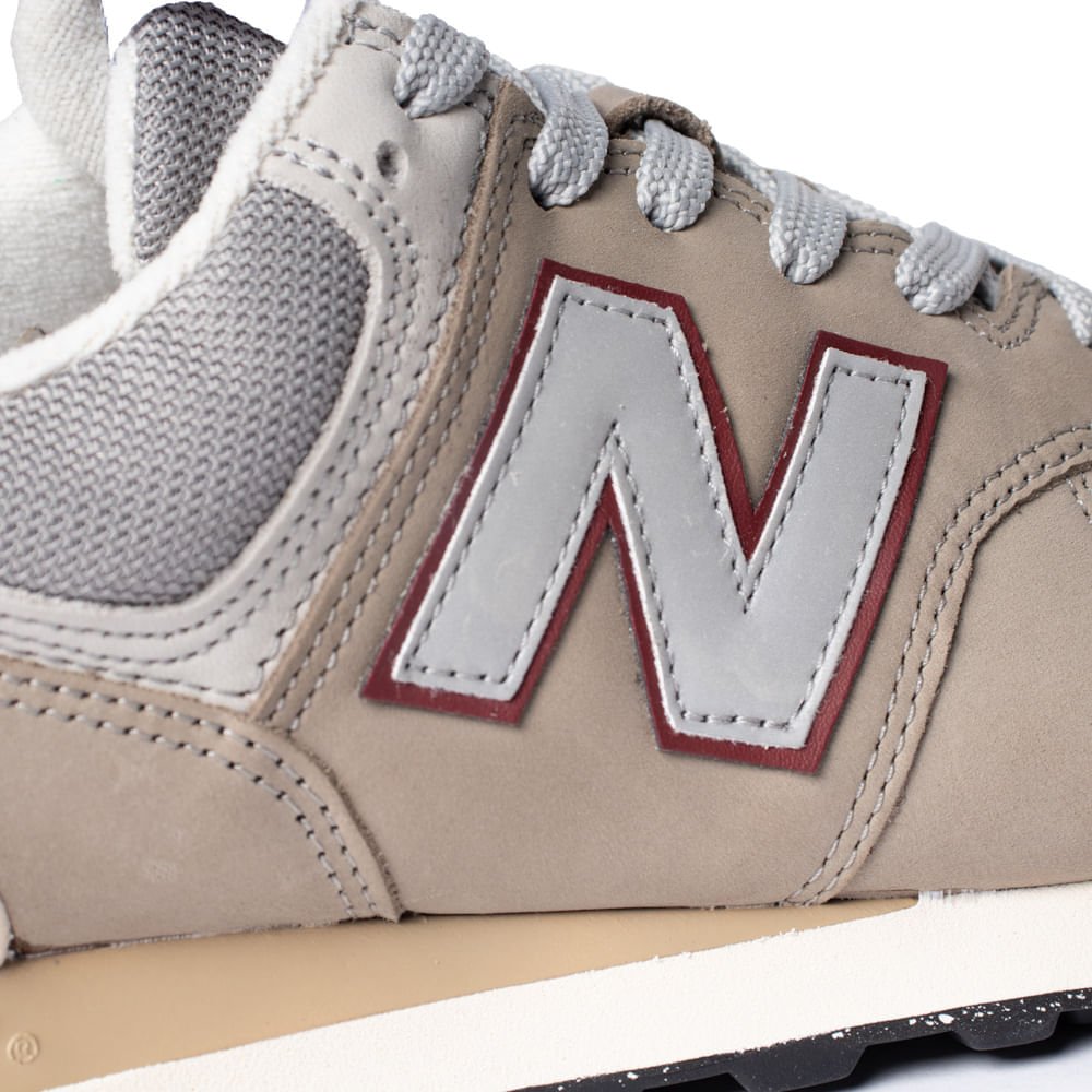 Tênis Masculino New Balance 574 ENCAP Bege/Vermelho Bege 4