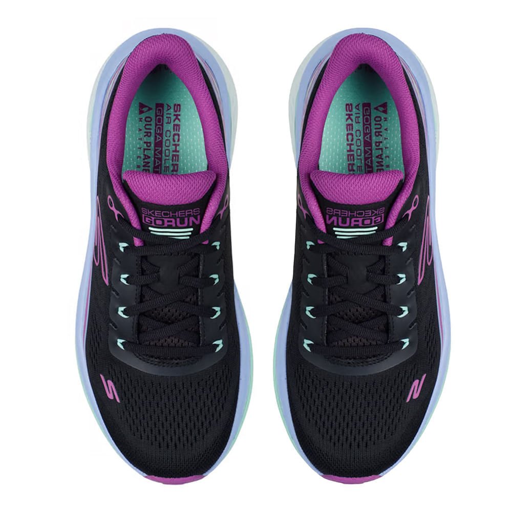 Tênis Feminino Skechers Max Cushioning Propulsion Preto/Roxo Preto/Roxo 4