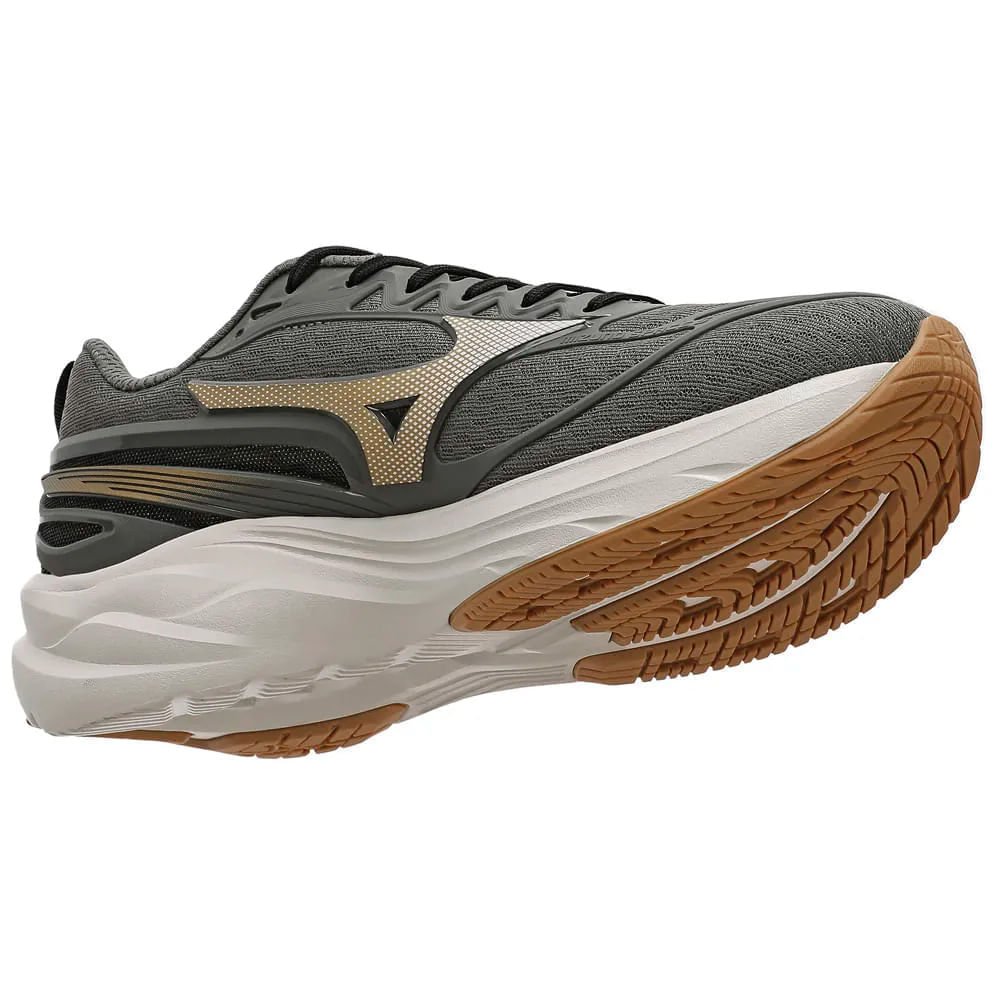 Tênis Masculino Mizuno Space 5 Softier Foam Cinza/Dourado Cinza 5