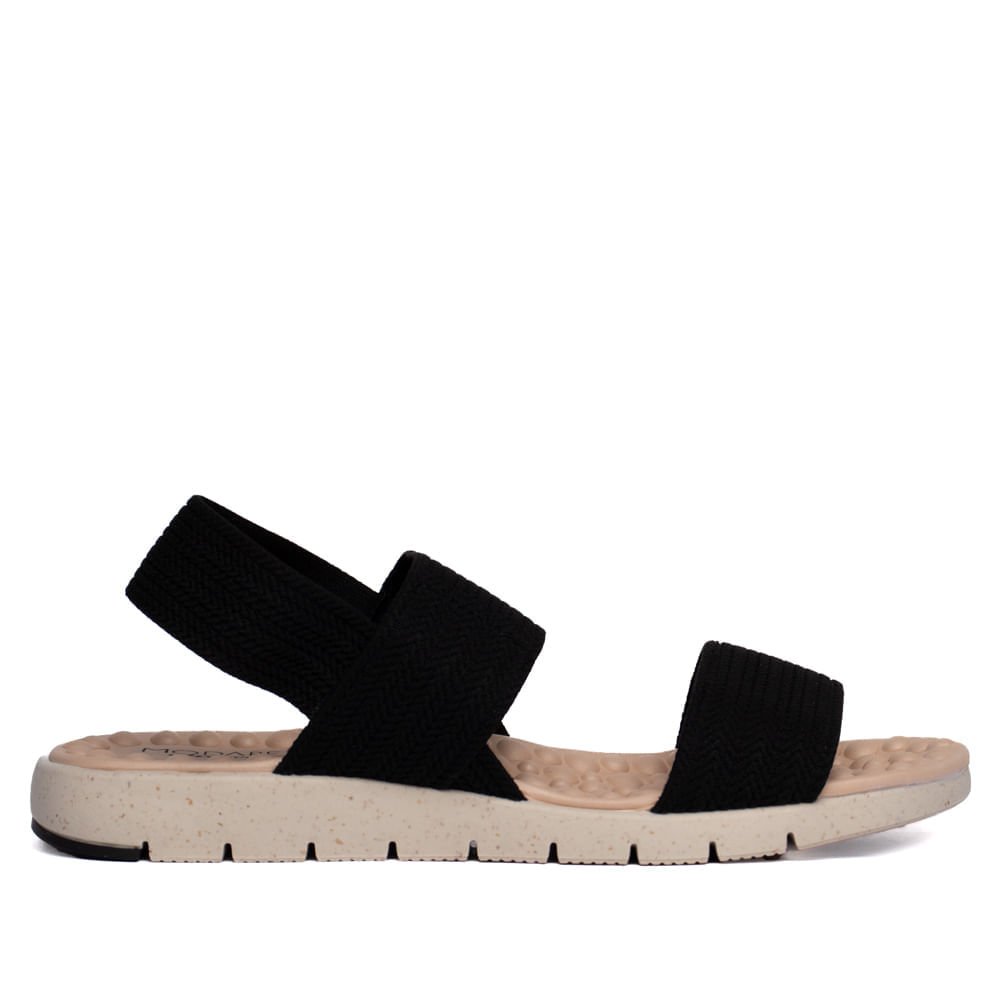 Sandália Feminina Modare Elástico Preto